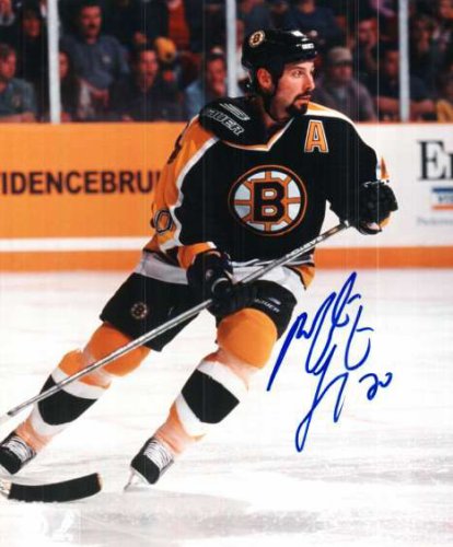 Martin Lapointe Autographed Signed Boston Bruins Photo - Autographs 