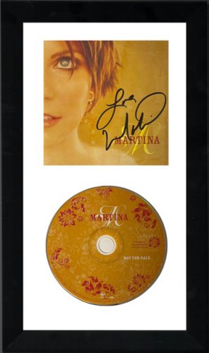 Martina McBride Autographed Signed 2003 Martina Album Cover Booklet w/ Promo CD 6.5x12 Custom Framing w/ Love- RARE - COA 
