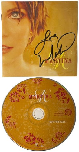 Martina McBride Autographed Signed 2003 Martina Album Cover Booklet w/ Promo CD w/ Love- RARE 