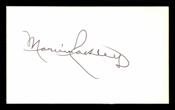 Marvin Rackley Autographed Signed 3X5 Index Card Brooklyn Dodgers #174229 