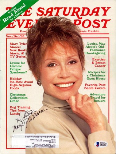 Mary Tyler Moore Autographed Signed Magazine "To Stan" Beckett Beckett 