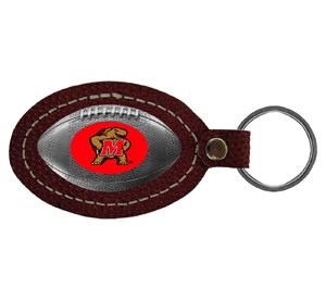Maryland Terrapins Leather Key Chain