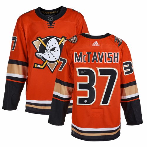 Mason McTavish Autographed Signed Anaheim Ducks Alternate adidas Jersey