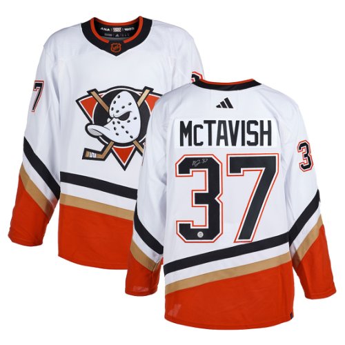 Mason McTavish Autographed Signed Anaheim Ducks Reverse Retro 2.0 adidas Jersey