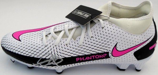Mason Mount Autographed Signed White & Pink Nike Phantom Cleat Shoe Chelsea F.C. Size 9.5 Beckett Beckett 