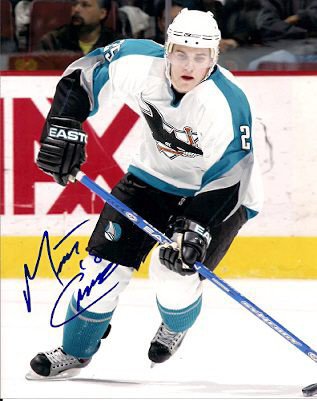 Matt Carle Autographed Signed San Jose Sharks Photo - Autographs