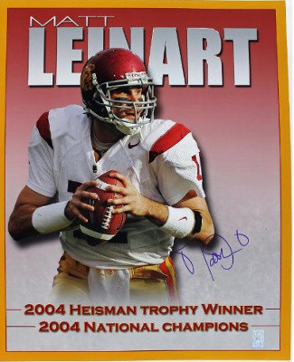 Matt Leinart Autographed Signed 2004 USC Trojans 16x20 Photo Heisman/National Champs - Leinart Hologram 