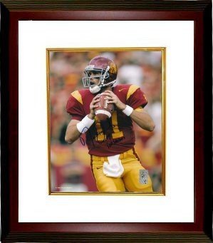 Matt Leinart Autographed Signed USC Trojans 8x10 Photo 04 Heisman Custom Framing- Leinart Hologram 