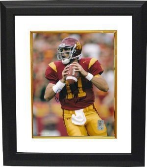Matt Leinart Autographed Signed USC Trojans 8x10 Photo w/ 04 Heisman Insc Custom Framing- Leinart Hologram 
