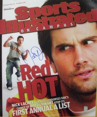 Matt Leinart Autographed Signed USC Trojans SI Cover 16x20 Photo from October 13, 2005- Leinart Hologram 