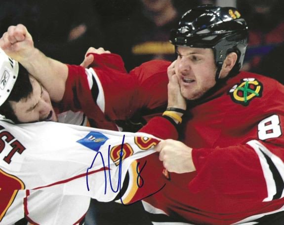 Matt Walker Autographed Signed 8X10 Chicago Blackhawks Photo - Autographs
