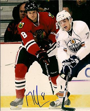 Matt Walker Autographed Signed 8X10 Chicago Blackhawks Photo - Autographs