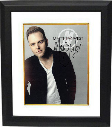 Matthew West Autographed Signed 8X10 Photo Custom Framing (Christian Music Artist Singer/songwriter) 