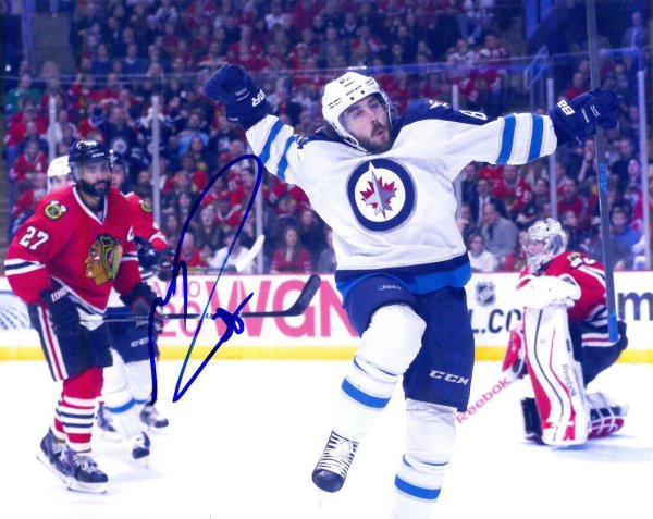 Mattieu Perreault Autographed Signed 8X10 Winnipeg Jets Photo - Autographs