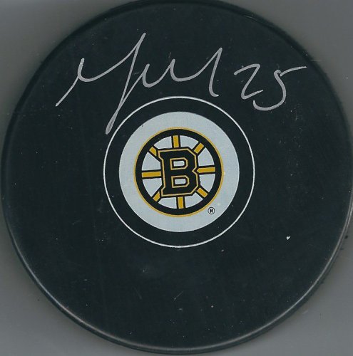 Max Talbot Autographed Signed Boston Bruins Hockey Puck - Autographs
