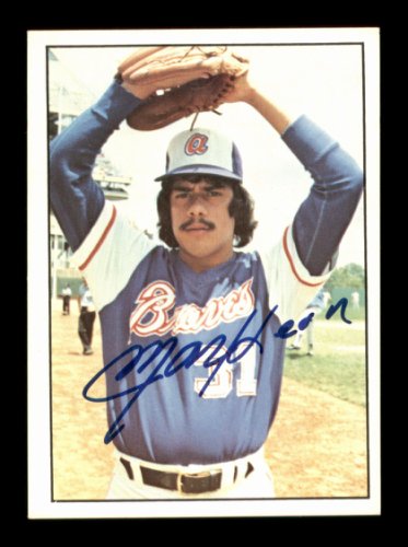 Maximino Leon Autographed Signed 1975 Sspc Card #3 Atlanta Braves #204787 