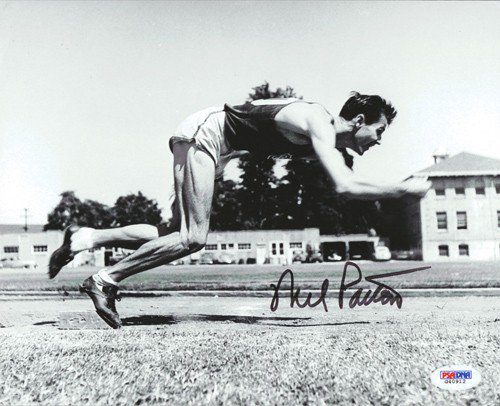 Mel Patton Autographed Signed 8X10 Photo Team Usa PSA/DNA 