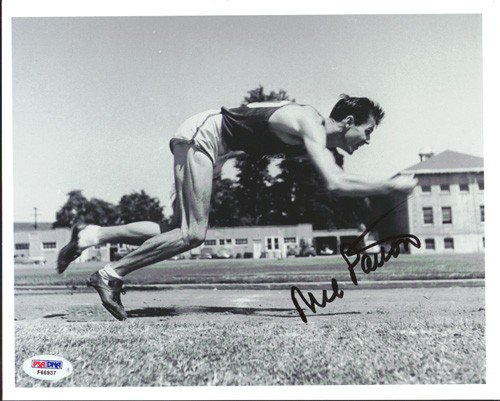 Mel Patton Autographed Signed 8X10 Photo Team Usa PSA/DNA 