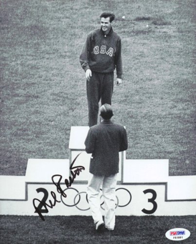 Mel Patton Autographed Signed 8X10 Photo Team Usa PSA/DNA 