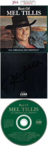 Mel Tillis Autographed Signed 1997 Best of Mel Tillis Album Back Cover w/ CD & Case- JSA #KK58134 
