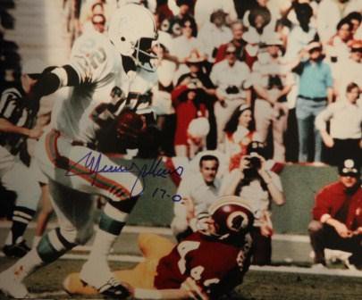 Mercury Morris Autographed Signed 11 X 14 - Autographs
