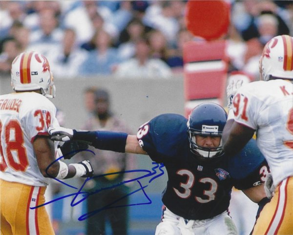 Merril Hoge Autographed Signed 8X10 Chicago Bears Photo - Autographs
