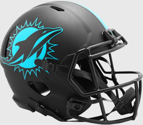 Miami Dolphins Speed Football Helmet ECLIPSE