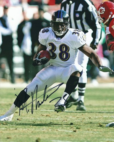 Michael Anderson Autographed Signed Baltimore Ravens Photo - Autographs 