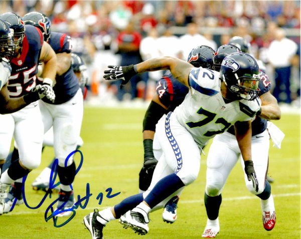 Michael Bennett Autographed Signed 8X10 Seattle Seahawks Photo - Autographs 