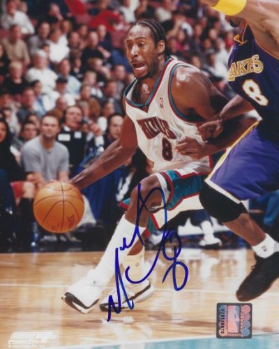 Michael Dickerson Autographed Signed Vancouver Grizzlies 8X10 Photo - Autographs