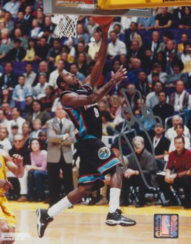 Michael Dickerson Autographed Signed Vancouver Grizzlies 8X10 Photo - Autographs