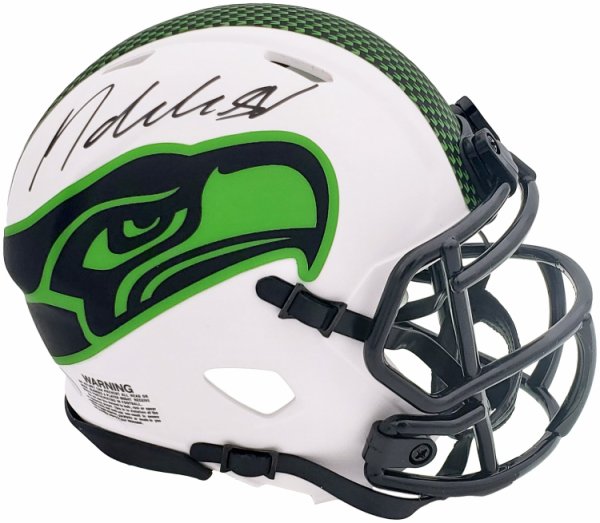 Michael Dickson Autographed Signed Seattle Seahawks Lunar Eclipse White Speed Mini Helmet Mcs Holo #200270 