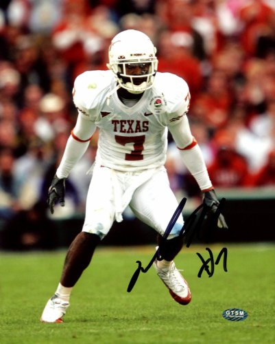 Michael Huff Autographed 8X10 Photo Texas Longhorns Gtsm #208969