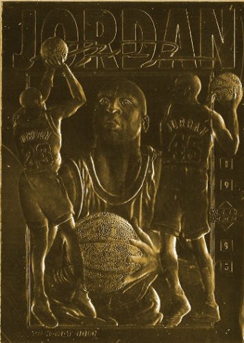23 karat gold michael jordan card worth on sale