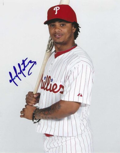 Michael Martinez Autographed Signed 8X10 Philadelphia Phillies Photo - Autographs