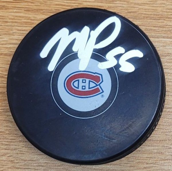 Michael Pezzetta Autographed Signed Montreal Canadiens Hockey Puck - Autographs