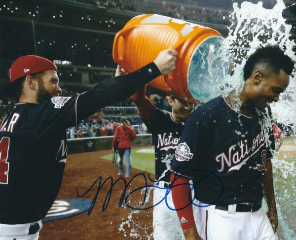 Michael Taylor Autographed Signed 8X10 Washington Nationals Photo - Autographs