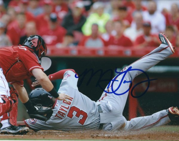Michael Taylor Autographed Signed 8X10 Washington Nationals Photo - Autographs