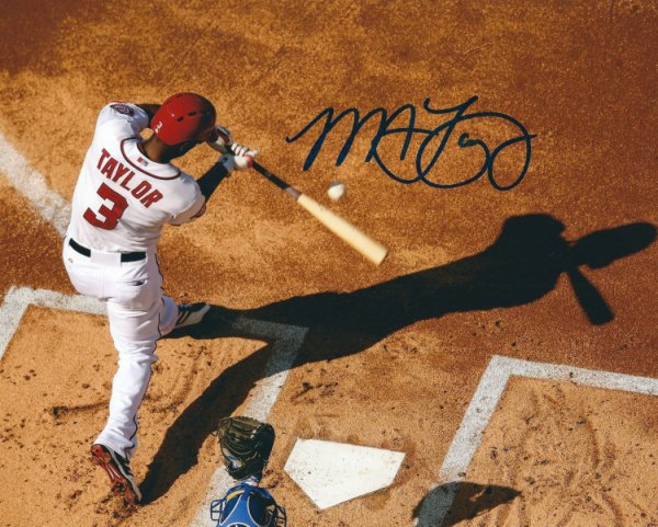 Michael Taylor Autographed Signed 8X10 Washington Nationals Photo - Autographs