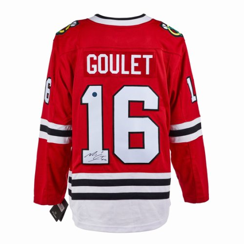 Michel Goulet Autographed Signed Chicago Blackhawks Fanatics Breakaway Jersey