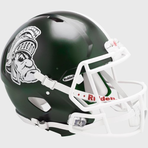 Michigan State Spartans Speed Football Helmet Gruff Sparty