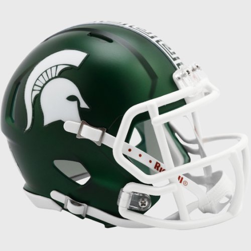Michigan State Spartans SpeedFlex Football Helmet Satin Green