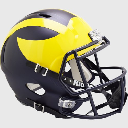 Michigan Wolverines Speed Replica Football Helmet Matte