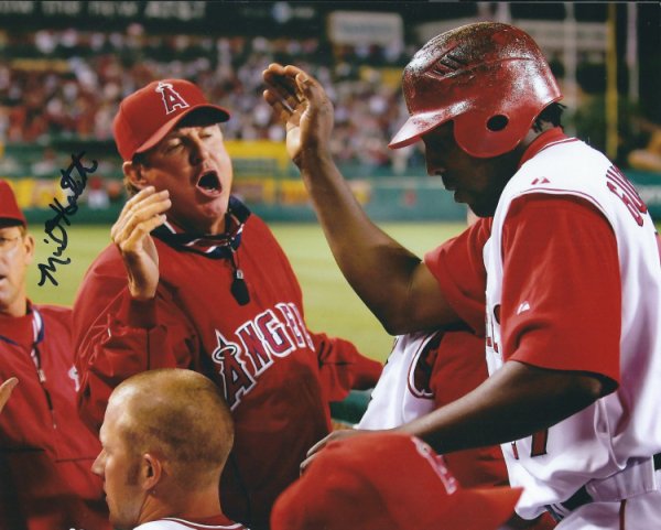 Mickey Hatcher Autographed Signed 8X10 California Angels Photo - Autographs