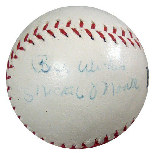 Mickey Mantle Autographed Signed Park League Baseball New York Yankees "Best Wishes" 1950'S Vintage Signature PSA/DNA 