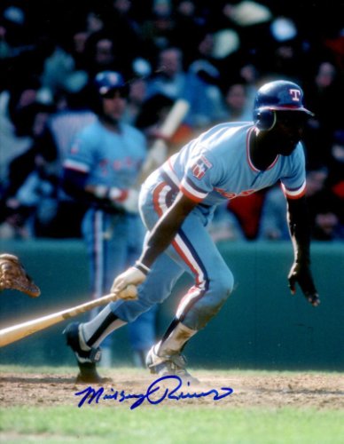 Mickey Rivers Autographed Signed 8X10 Texas Rangers Photo - Autographs