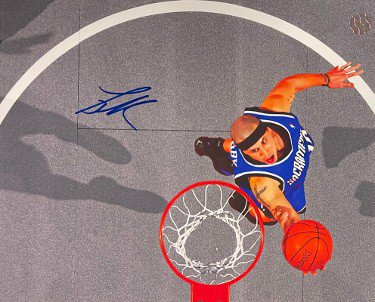 Mike Bibby signed Sacramento Kings 8X10 Photo- AWM Hologram