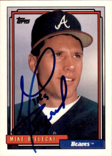 Mike Bielecki Autographed Signed 1992 Topps Card - Autographs