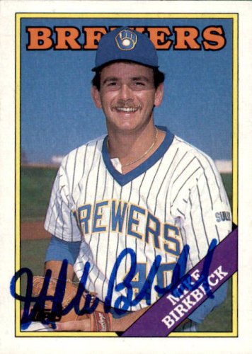 Mike Birkbeck Autographed Signed 1988 Topps Card - Autographs