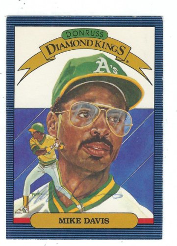 Mike Davis Autographed Signed 1986 Donruss Diamond King - Autographs